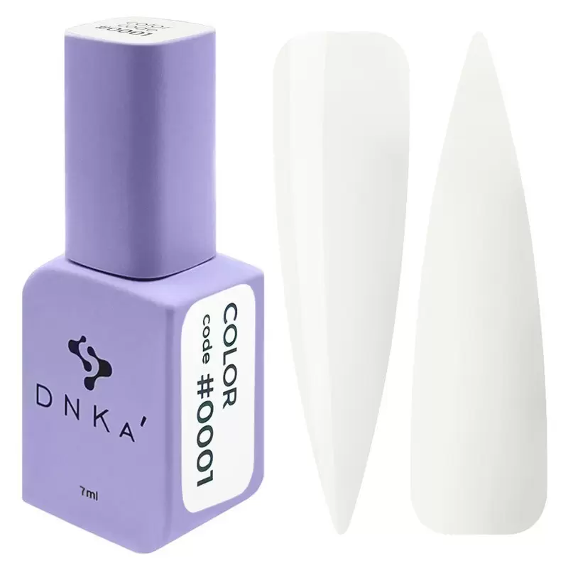 Nagų lako gelis DNKa, spalva 0001, 7 ml