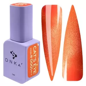 0001 Гель лак DNKa Cat's Eye, 7 ml