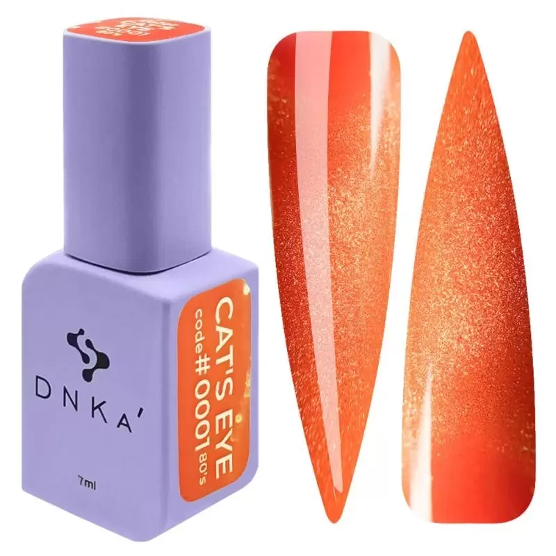 0001 Гель лак DNKa Cat's Eye, 7 ml 0001 Гель лак DNKa Cat's Eye, 7 ml