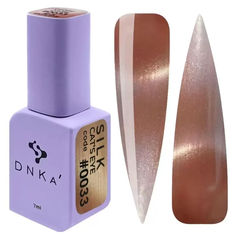 0033 Гель лак DNKa Cat's Eye, 7 ml 0033 Гель лак DNKa Cat's Eye, 7 ml