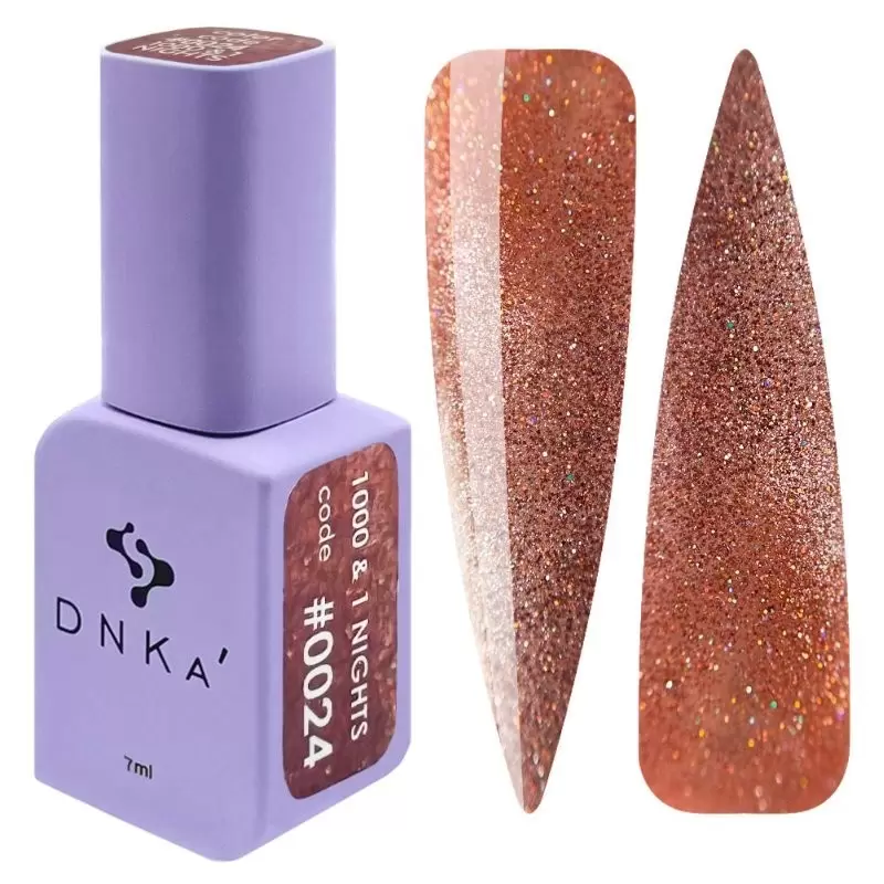 0024 gelio lakas DNKa Katės akis, 7 ml 0024 gelio lakas DNKa Katės akis, 7 ml