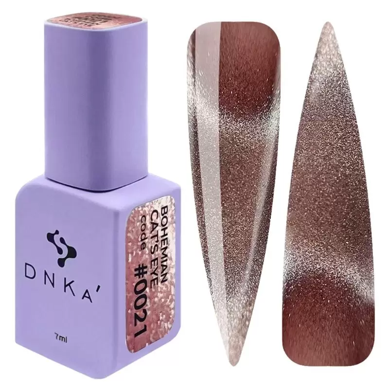 0021 Гель лак DNKa Cat's Eye, 7 ml 0021 Гель лак DNKa Cat's Eye, 7 ml