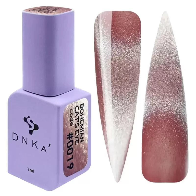 0019 Гель лак DNKa Cat's Eye, 7 ml 0019 Гель лак DNKa Cat's Eye, 7 ml