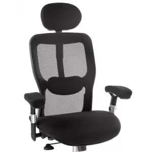 Ergonomiškas kėdė C-4147, juoda.