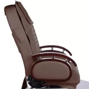 Педикюрное кресло с массажем коричневое B2307