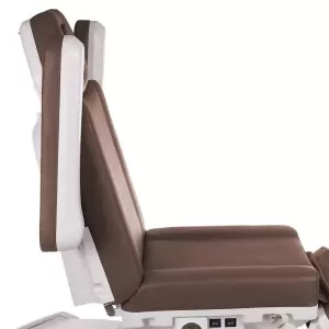 Elektros kosmetikos kėdė, 4 variklio rotacinė, liepsnos pro grožis 686 ruda