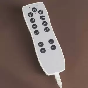 Elektros kosmetikos kėdė, 4 variklio rotacinė, liepsnos pro grožis 686 ruda