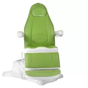 Электро косметологическое кресло Flame Beauty Max BR-6672, зелёное, 4 электро привода