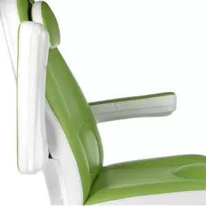 Электро косметологическое кресло Flame Beauty Max BR-6672, зелёное, 4 электро привода