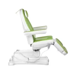 Электро косметологическое кресло Flame Beauty Max BR-6672, зелёное, 4 электро привода