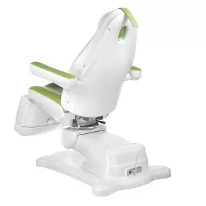 Электро косметологическое кресло Flame Beauty Max BR-6672, зелёное, 4 электро привода