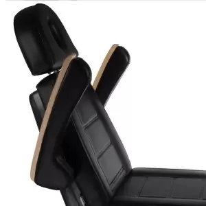 Электрическое косметическое кресло Flame Beauty LUX BW-273B черное, 3 мотора