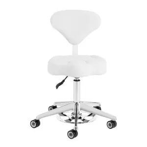 Dekorativer Hocker Azzurro 156-f, weiß