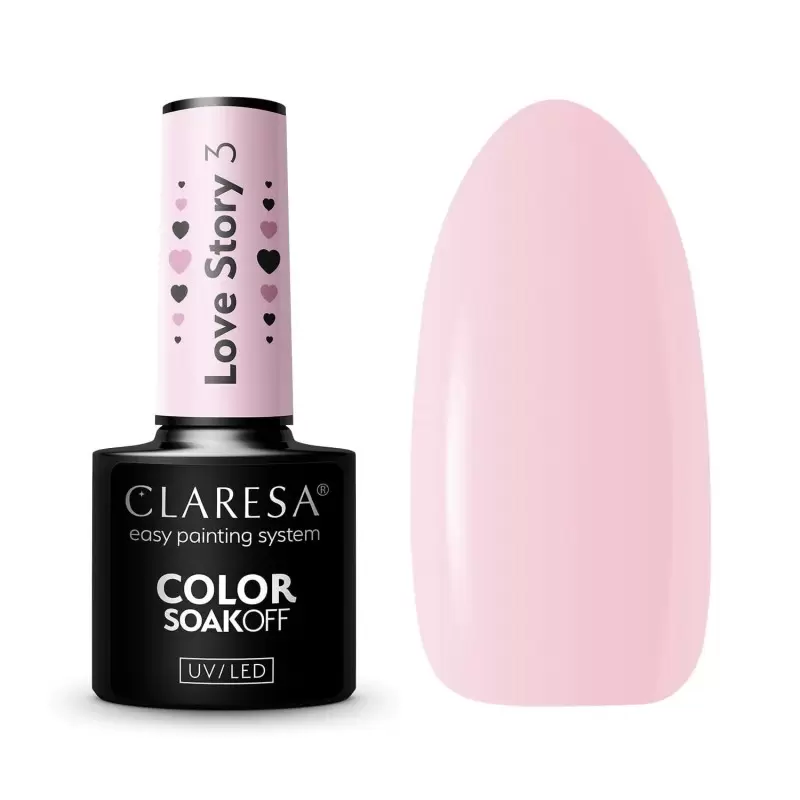 LOVE STORY 3 CLARESA / Гель-лак для ногтей 5мл LOVE STORY 3 CLARESA / Гель-лак для ногтей 5мл