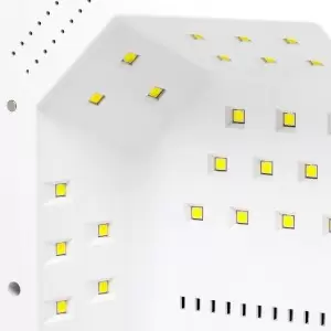 Belaidė UV LED lempa X22 72W, su veidrodiniu dugnu