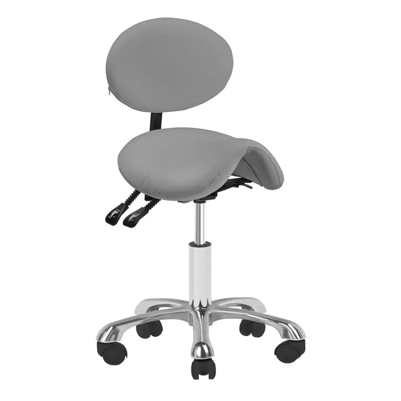 Cosmetic stool model 1025 profiled gray Cosmetic stool model 1025 profiled gray