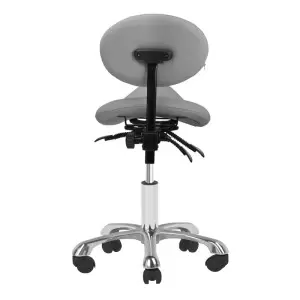 Cosmetic stool model 1025 profiled gray