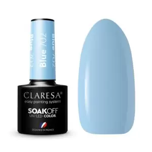 Blue 702 CLARESA / Gelinis nagų lakas 5мл