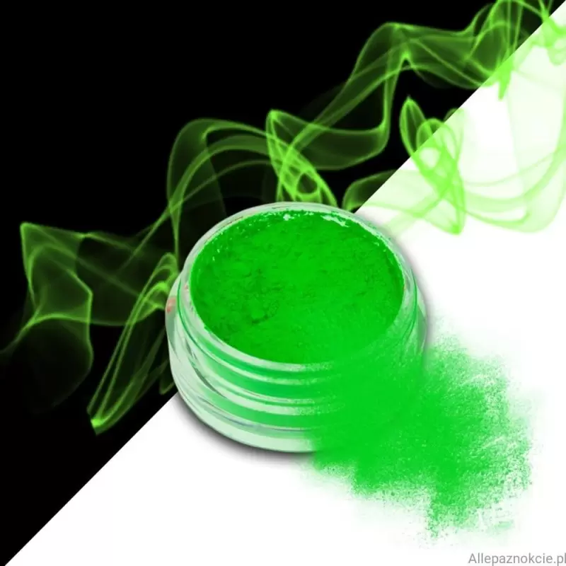 Nail powder Smoke Nails smoke effect neon green No. 02 Nail powder Smoke Nails smoke effect neon green No. 02
