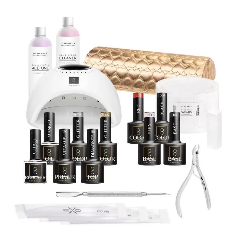 OCHO NAILS Hibridinis pradinis rinkinys 3