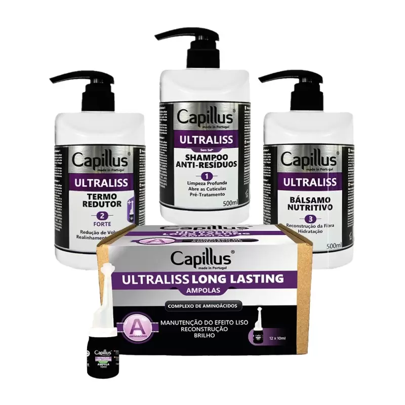 "Capillus Ultraliss Forte" rinkinys