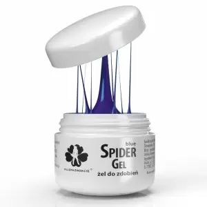 Gelis "Spider Gel" mėlynas nagams 3 ml