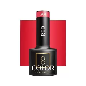 Raudona 201 OCHO Nagai 5g / Nagų lakas 5ml