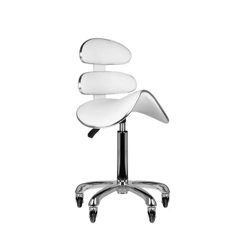 KOSMETIKOS TABURETĖS ROLL SPEED AM-880 WHITE