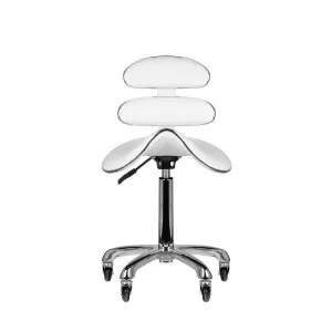 KOSMETIKOS TABURETĖS ROLL SPEED AM-880 WHITE