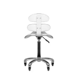 KOSMETIKOS TABURETĖS ROLL SPEED AM-880 WHITE