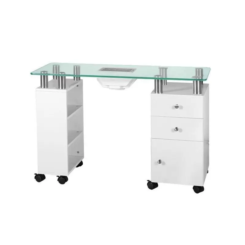 DESK GLASS WITH ABSORBER. 013B WHITE DESK GLASS WITH ABSORBER. 013B WHITE
