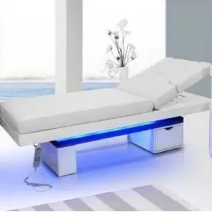 СПА КОСМЕТИЧЕСКАЯ КРОВАТЬ AZZURRO 815B СВЕТЯЩАЯСЯ БЕЛАЯ