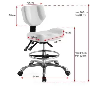 Naujausias kosmetikos taburetės modelis