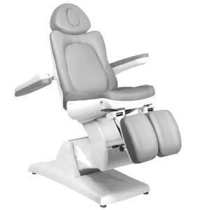 Kosmetinė kėdė, podiatro AZZURRO 870s-Pedi, 3 varikliai, pilka