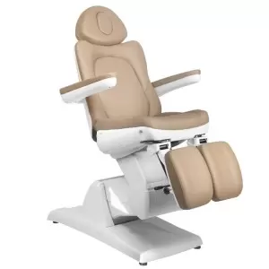 Косметическое кресло, подологическое AZZURRO 870s-Pedi, 3 мотора, капучино