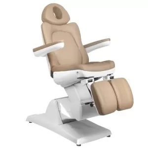 Косметическое кресло, подологическое AZZURRO 870s-Pedi, 3 мотора, капучино