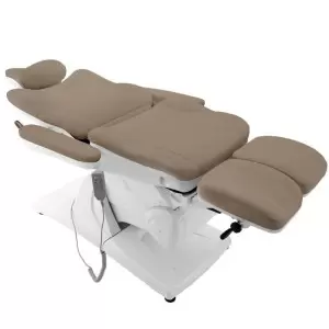 Косметическое кресло, подологическое AZZURRO 870s-Pedi, 3 мотора, капучино